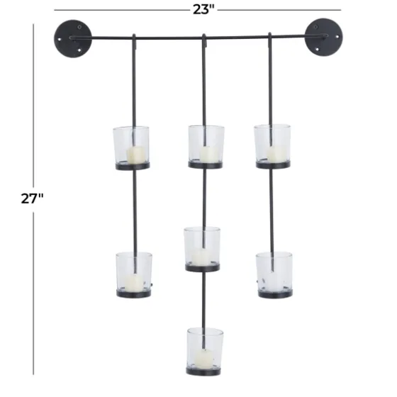 Hanging Glass Votive Wall Plaque-Kirkland's Home Flash Sale