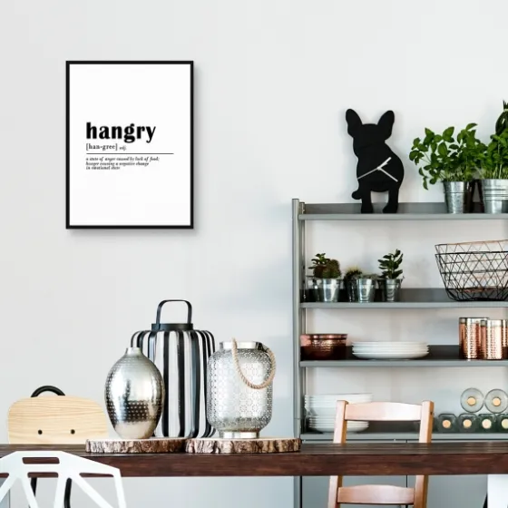 Hangry Definition Canvas Art Print-Kirkland's Home Best Sale
