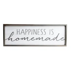 Happiness Is Homemade Wood Framed Plaque-Kirkland's Home Shop