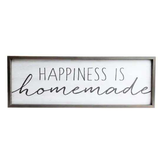 Happiness Is Homemade Wood Framed Plaque-Kirkland's Home Shop