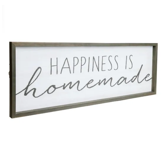 Happiness Is Homemade Wood Framed Plaque-Kirkland's Home Shop
