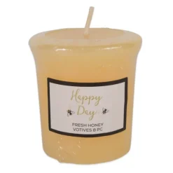Happy Day Honey Votive Candles, Set Of 8-Kirkland's Home Hot