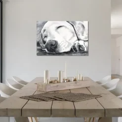 Happy Dreams Dog Giclee Canvas Art Print, 40X26-Kirkland's Home Best Sale