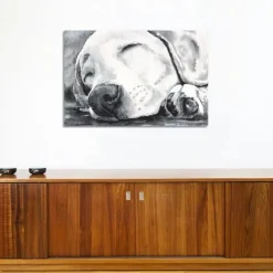 Happy Dreams Dog Giclee Canvas Art Print, 40X26-Kirkland's Home Best Sale