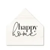 Happy Home House Shaped Canvas Art Print-Kirkland's Home Discount