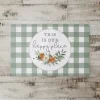 Happy Place Buffalo Check Kitchen Mat-Kirkland's Home Cheap