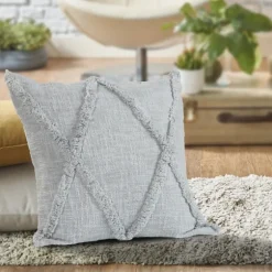 Harbor Tufted Diamond Pillow, 18 In.-Kirkland's Home Clearance