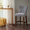 Harrison Tufted Counter Stool-Kirkland's Home Outlet