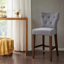 Harrison Tufted Counter Stool-Kirkland's Home Outlet