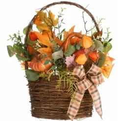 Harvest Arrangement In Woven Wall Basket-Kirkland's Home Fashion