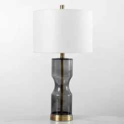 Hayley Smoke Hourglass Table Lamp-Kirkland's Home Hot