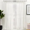 Hazel Sheer Braid 2-Pc. Curtain Panel Set, 96 In.-Kirkland's Home Flash Sale