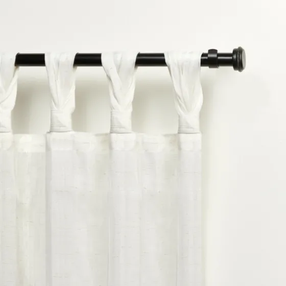 Hazel Sheer Braid 2-Pc. Curtain Panel Set, 96 In.-Kirkland's Home Flash Sale