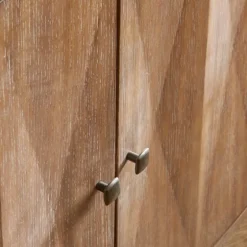 Hazelnut Prism Cabinet-Kirkland's Home Best