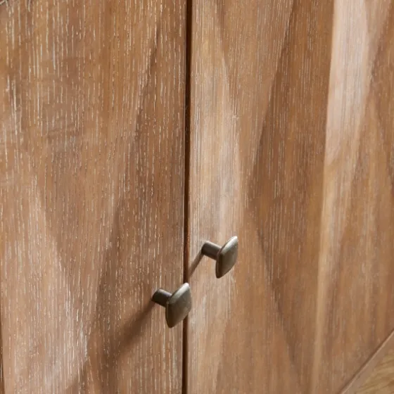 Hazelnut Prism Cabinet-Kirkland's Home Best