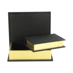 Heathered Linen Book Boxes, Set Of 2-Kirkland's Home Store