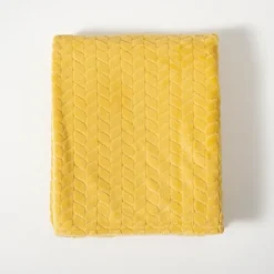 Heavenly Herringbone Plush Throw-Kirkland's Home Best
