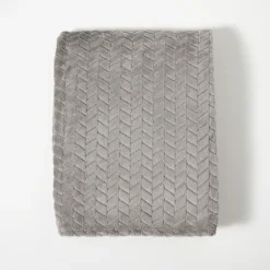 Heavenly Herringbone Plush Throw-Kirkland's Home Cheap