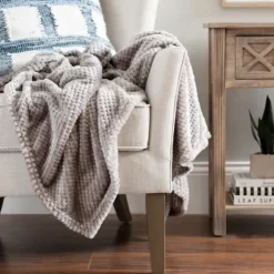 Heavenly Plush Bubble Throw-Kirkland's Home Clearance