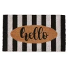 Hello Cabana Stripe Coir Doormat-Kirkland's Home Discount