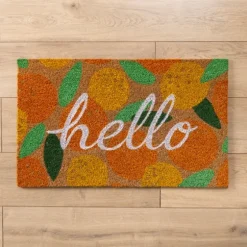 Hello Citrus Doormat-Kirkland's Home Clearance
