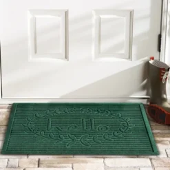 Hello Ribbed Durable Doormat-Kirkland's Home Outlet