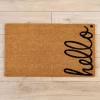 Hello Side Coir Doormat-Kirkland's Home Cheap