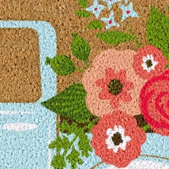 Hello Spring Flower Truck Coir Doormat-Kirkland's Home Shop