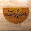 Hello Sunshine Arched Doormat-Kirkland's Home Cheap