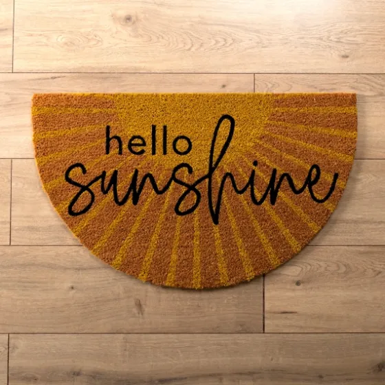 Hello Sunshine Arched Doormat-Kirkland's Home Cheap