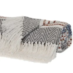 Herringbone Multi Striped Throw-Kirkland's Home Discount