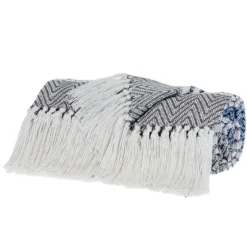 Herringbone Multi Striped Throw-Kirkland's Home Shop