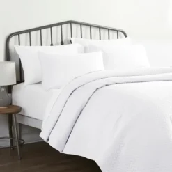 Herringbone Quilted 3-Pc. Queen Coverlet Set-Kirkland's Home Fashion