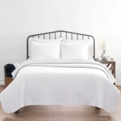 Herringbone Quilted 2-Pc. Twin Coverlet Set-Kirkland's Home Flash Sale