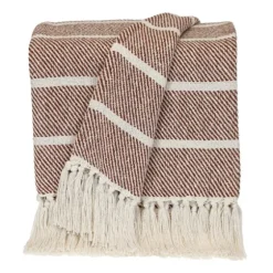 Herringbone Striped Throw-Kirkland's Home Flash Sale