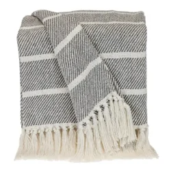 Herringbone Striped Throw-Kirkland's Home Cheap