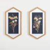 Hexagon Floral Framed Art Prints, Set Of 2-Kirkland's Home Hot