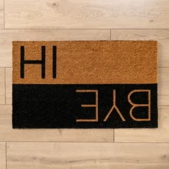Hi And Bye Two-Toned Doormat-Kirkland's Home Sale