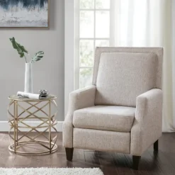 High Back Nail Head Trim Upholstered Recliner-Kirkland's Home Online