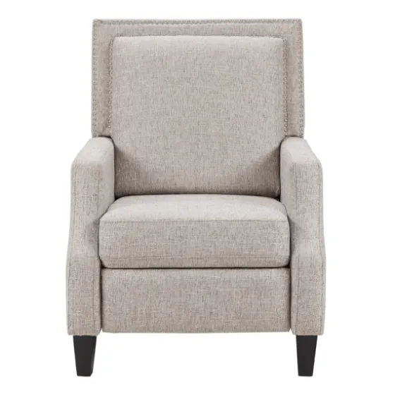 High Back Nail Head Trim Upholstered Recliner-Kirkland's Home Online