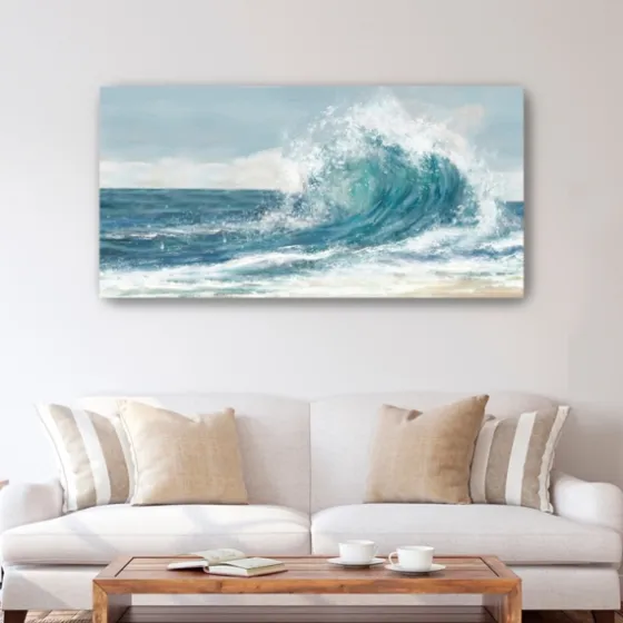 High Waves Giclee Canvas Art Print-Kirkland's Home Sale