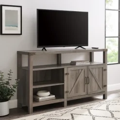 Highboy Barn Door Tv Stand-Kirkland's Home Clearance