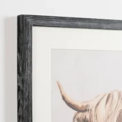 Highland Cow Distressed Framed Art Print-Kirkland's Home Hot