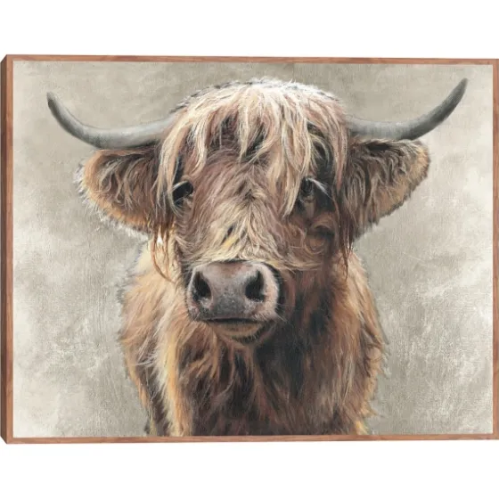 Highland Portrait Framed Canvas Art Print-Kirkland's Home Cheap