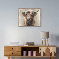 Highland Portrait Framed Canvas Art Print-Kirkland's Home Cheap