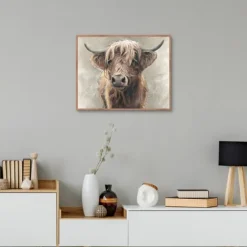 Highland Portrait Framed Canvas Art Print-Kirkland's Home Cheap