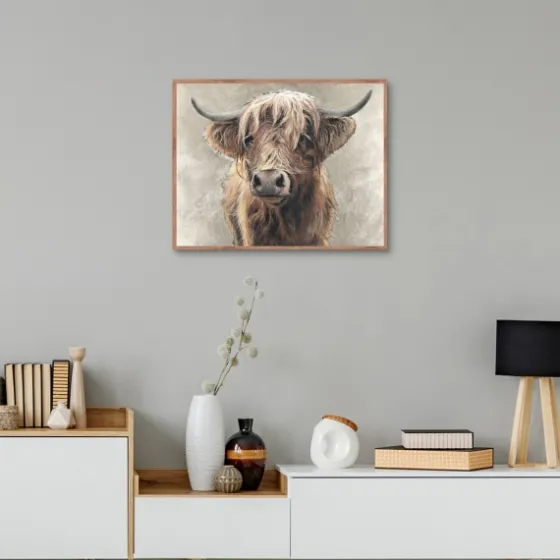 Highland Portrait Framed Canvas Art Print-Kirkland's Home Cheap