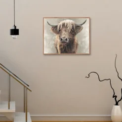 Highland Portrait Framed Canvas Art Print-Kirkland's Home Cheap