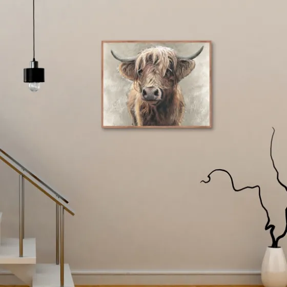 Highland Portrait Framed Canvas Art Print-Kirkland's Home Cheap
