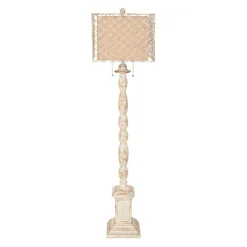 Holcomb White Floor Lamp-Kirkland's Home Discount